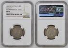 ITALY LIRA Italy EMILIA 1 Lira 1860 Firenze VITTORIO EMANUELE II silver NGC AU 50 !!! -