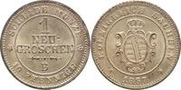 Sachsen-Albertinische Linie 1 Neugroschen Johann 1854-1873. Picture