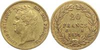 Frankreich 20 Francs Gold Louis Philippe I. 1830-1848. Picture