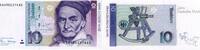Allgemein 10 Mark Bundesrepublik 1960-1999. -