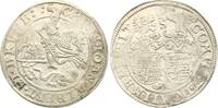 Mansfeld-hinterortische Linie zu Schraplau 1/2 Reichstaler Christoph II., Joh. Albrecht und Bruno II. 1558-1586. -