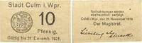 Culm 10 Pfennig Westpreussen -
