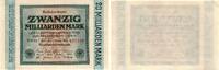 Allgemein 20 Milliarden Mark Banknoten Deutsches Reich 1874-1945. -