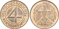 Weimarer Republik 4 Reichspfennig -