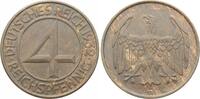 Weimarer Republik 4 Reichspfennig -