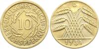 Weimarer Republik 10 Reichspfennig -