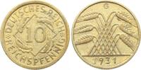Weimarer Republik 10 Reichspfennig -