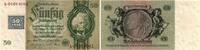 Allgemein Kupon auf 50 Reichsmark Sowjetische Militäradministration in Deutschland 1948. -