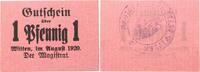Witten-Westfalen 1 Pfennig 8- -