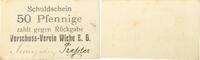 Wiehe 50 Pfennig -