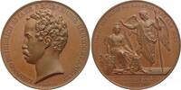 Anhalt-Dessau Bronze Medaille Leopold Friedrich 1817-1871, ab 1863 gemeinschaftlich. -