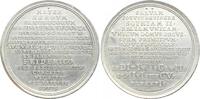 Anhalt-Zerbst Zinnmedaille Magdalena Auguste *1679, +1740, Tochter Carl Wilhelms. -