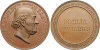 Anhalt-Personenmedaillen Bronzemedaille Hahnemann, Dr.Fr.Ch.Samuel Begründer der Homöopathie, anhaltischer Hofrat und Leibarzt. -