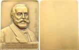 Personenmedaillen Einseitige Bronzeplakette Bergmann, Prof. Dr. Ernst von *1836, + 1907, Professor der Chirurgie. -