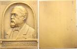 Personenmedaillen Einseitige Bronzeplakette Scheffel, Joseph Victor *1826 Karlsruhe, +1886 Karlsruhe. -