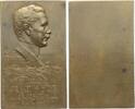Personenmedaillen Bronzeplakette Lehár, Franz *1870 Komorn (Ungarn), +1948 Bad Ischl, Wiener Operettenkomponist. -
