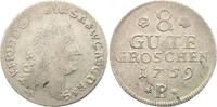 Anhalt-Bernburg 8 Gute Groschen Victor Friedrich 1721-1765. -