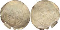 Brakteat  1198-1208 Mühlhausen, königliche Münzstätte Philipp von Schwaben 1198-1208. Alta Patina, Randfehler, schön+