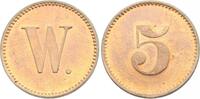 Berlin Kupfermarke Wert 5 oJ um 1870 Vorz&uuml;glich 28.93 US$  +  9.26 US$ shipping