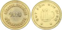 M&uuml;hlhausen Messingmarke 1929 B Sehr sch&ouml;n-vorz&uuml;glich 28.93 US$  +  9.26 US$ shipping