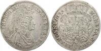Brandenburg-Preußen 2/3 Taler 1693 BH Friedrich III. 1688-1701. Ein Randfehler, VF