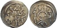 Brandenburg-Preußen Denar Albrecht III. 1283-1300. Schöne Patina, VF