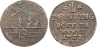 Anhalt-Bernburg 1 Pfennig Victor Friedrich 1721-1765. -