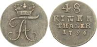 Anhalt-Bernburg 1/48 Taler Friedrich Albrecht 1765-1796. -
