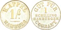 Hamburg-Stadt 1 Schilling  Sehr sch&ouml;n+ 93.64 元  ＋  62.42 元 运费
