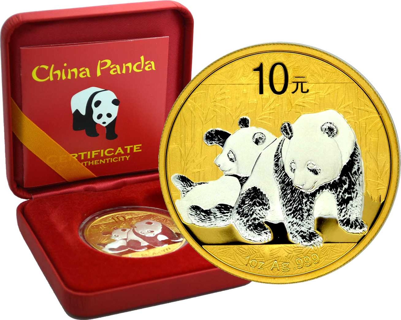 Республики 10 купить. Фото 2019г Панда Китай серебряная монета.