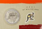 Australien 1 AUD 2001 Kangaroo 1 oz Silver 2001 in Coincard Stempelglanz 98.96 US$  +  40.75 US$ shipping