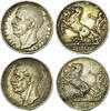 Italien 2x 10 Lire 1927 Victor Emmanuel III of Italy SS 389.79 元  ＋  194.90 元 运费