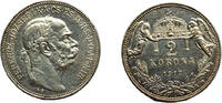 Ungarn 2 Korona Franz Joseph- Kremnitz -
