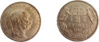 Ungarn 2 Korona Kremnitz- Franz Joseph I. -