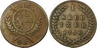 RDR- Salzburg 1 Kreuzer 1790 SB Count Hieronymus von Colloredo SS 272.85 元  ＋  194.90 元 运费