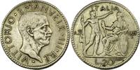 Italien 20 Lire 1927 Victor Emmanuel III of Italy SS 974.48 元  ＋  194.90 元 运费