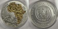 Ruanda 50 Francs 2008 1 Oz silver- Gorilla- partly gold-plated BU 1,091.42 元  ＋  194.90 元 运费
