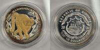 Liberia 10 Dollars 2004 Madagascar - Red-ruffed Lemur PP 467.75 元  ＋  194.90 元 运费