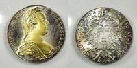 &Ouml;sterreich 1 Maria Theresien Taler 1780 SF Restrike- partly gold-plated ... 467.75 元  ＋  194.90 元 运费