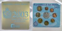 San Marino 2003 Coin Set+ 5 Euro silver Coin BU 428.77 元  ＋  194.90 元 运费