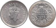 Britisch-Indien 1 Rupee 1945 L Lahore- George VI. Vorzüglich+ 34.93 US$  +  58.21 US$ shipping