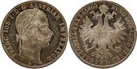 Österreich 1 Florin/ 1 Gulden 1860 A Franz Joseph I. Vorzüglich+ 34.93 US$  +  58.21 US$ shipping