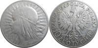 10 Zlotys 1932 Poland Polonia EF