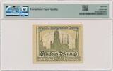 Poland  Danzig, 50 Pfennnig 1919 - green - PMG 65 EPQ