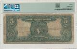 USA, Silver Certificate, 5 Dollars 1899 - Speelman & White - PMG 15