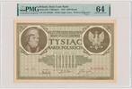 Poland 1.000 marks 1919 - Ser.ZN - PMG 64 -