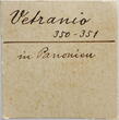 Vetranio Follis - CONCORDIA MILITVM - Siscia- Grohs-Fligely collection 1875-1962