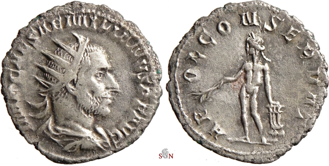 Aemilianus Antoninianus - Apollo stg. left - RIC 1 var. | MA-Shops