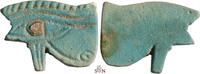 Egyptian Faience Udjat / Wedjat Eye - Late Period, 664-332 BC -
