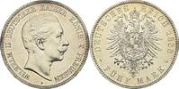 Preußen 5 Mark Wilhelm II. 1888-1918 -